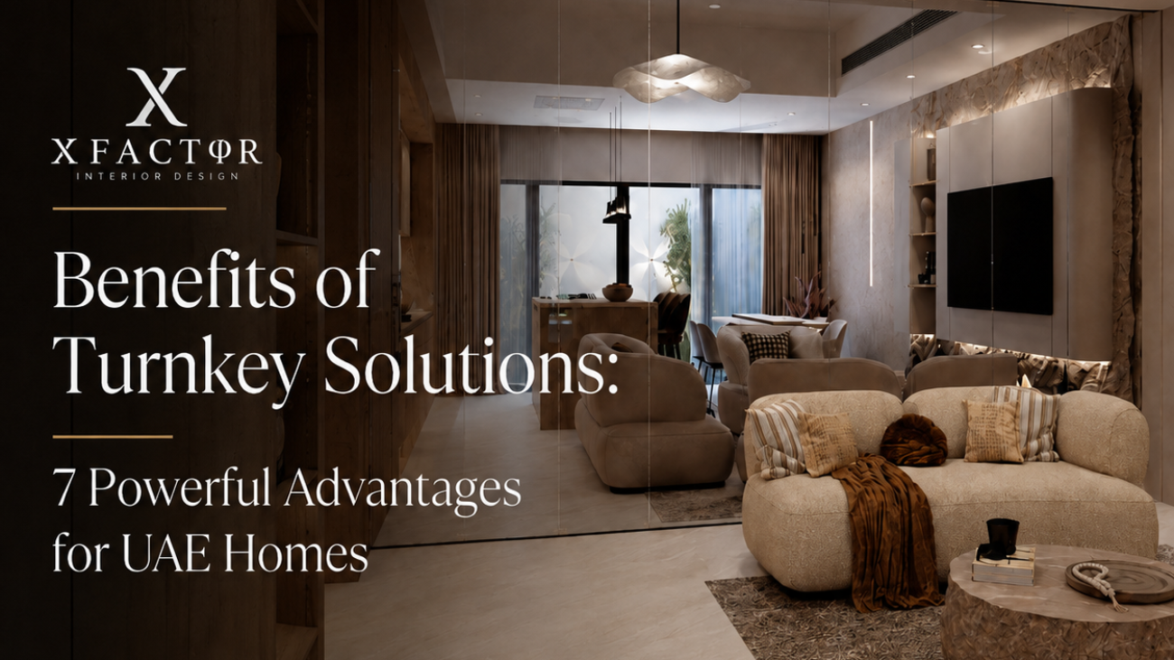 Benefits of Turnkey Solutions for UAE homes by X Factor Designs