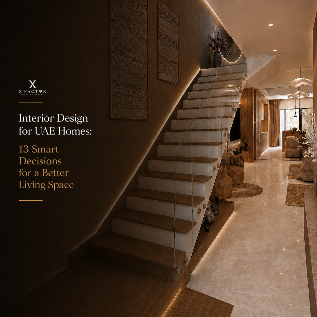 Interior Design for UAE Homes by X Factor Designs