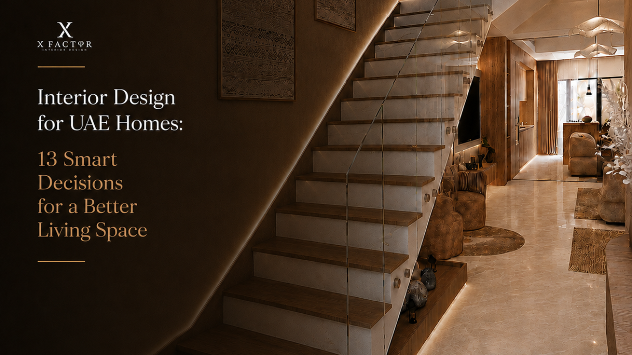 Interior Design for UAE Homes by X Factor Designs